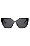 PRADA 52MM BUTTERFLY POLARIZED SUNGLASSES