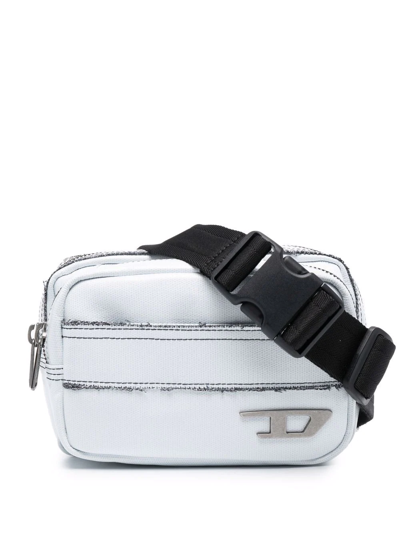 Diesel Logo-plaque Belt Bag In White