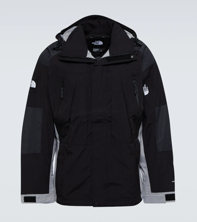 The North Face Phlego Panelled Parka Coat In Black