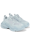 Balenciaga Triple S Sneakers In New Light Blue