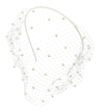 Jennifer Behr Women's Voilette Faux Pearl Veil Headband In Cream
