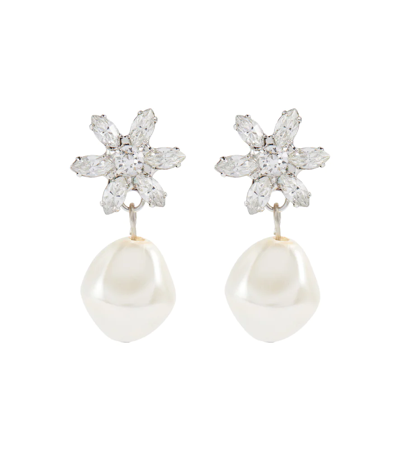 Jennifer Behr Reiss Embellished Earrings In Crystal