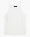 THEORY CROPPED HALTER TOP