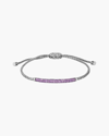 John Hardy Sterling Silver Classic Chain Amethyst Small Pull Through Bracelet