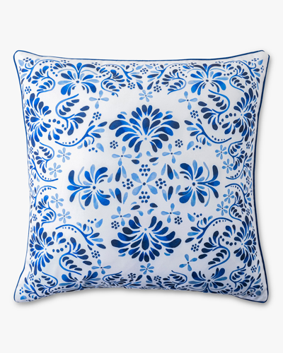 Juliska Iberian Journey Decorative Pillow, 22" X 22" In Indigo Blu