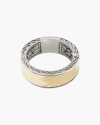John Hardy Women's Unisex Classic Chain Two-tone Hammered Ring In Multicolor