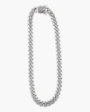 Shymi Tori Cuban Chain Choker Necklace In Silver