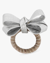 JULISKA TUXEDO SILVER NAPKIN RING | VELVET