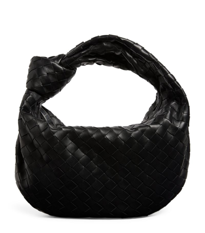 Bottega Veneta Teen Jodie Leather Bag In Black