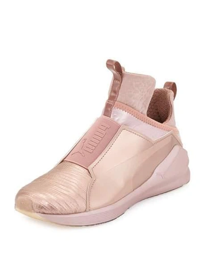 Puma Fenty By Rihanna 'fierce Metallic' High Top Trainer (women) In Rose  Gold | ModeSens