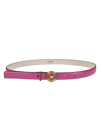 VERSACE ENAMEL BUCKLED BELT