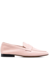 DOUCAL'S SLIP-ON CALF LEATHER LOAFERS