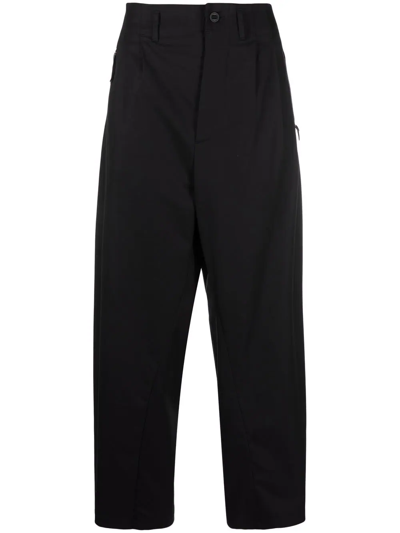 Nike Pleat-detail Zip-pockets Worker Pants In Black