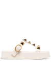 VALENTINO GARAVANI ROMAN STUD PLATFORM SANDALS