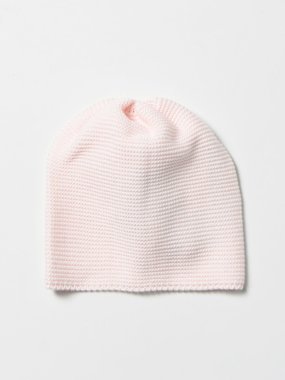 Little Bear 密织套头帽 In Pink
