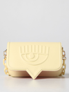 Chiara Ferragni Eyelike  Bag In Synthetic Leather In Yellow