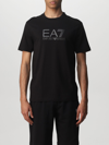 Ea7 T-shirt With Logo In Black 1
