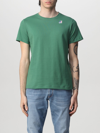 K-way T-shirt  Men Color Green