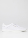 Saint Laurent Men's Sl/06 Signature Perforated Leather Low-top Sneakers In White