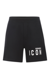 DSQUARED2 DSQUARED2 "ICON" COTTON SHORTS