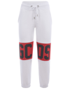 Gcds Logo-print Track Trousers In Bianco
