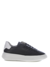 Philippe Model Temple Veau Laced Sneakers In Nero