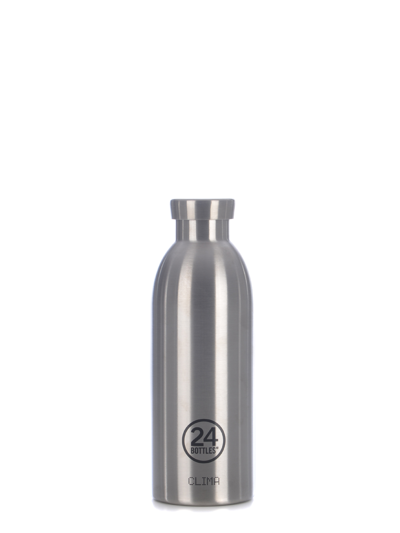 24 Bottles Steel 500ml In Argento