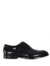 Doucal's Man Lace-up Shoes Black Size 7 Soft Leather In Nero