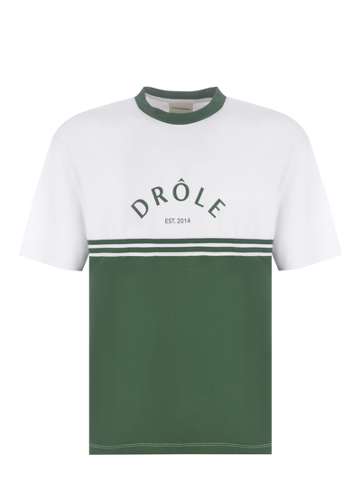 Drôle De Monsieur Ts103 Dark Green In Bianco