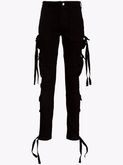 Amiri “tactical”棉质工装运动裤 In Black