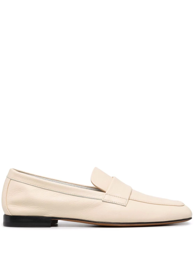 Doucal's Slip-on Calf Leather Loafers In Nude