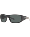 ARNETTE UNISEX POLARIZED SUNGLASSES, AN4297 SNAP II 64