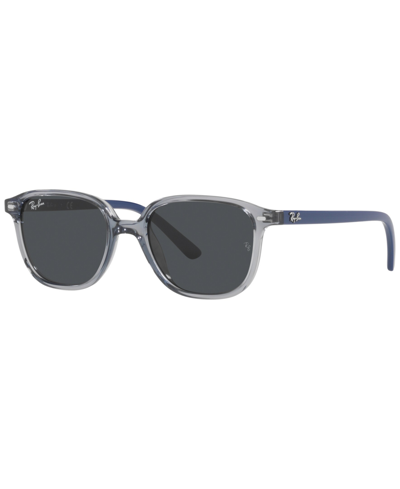 Ray Ban Child Sunglasses, Rb9093 (ages 7-10) In Transparent Blue