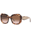 Prada Eyewear Square Frame Sunglasses In Brown