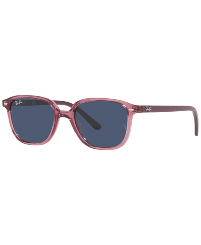 Ray Ban Child Sunglasses, Rb9093 (ages 7-10) In Transparent Pink