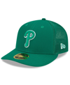 NEW ERA MEN'S GREEN PHILADELPHIA PHILLIES 2022 ST. PATRICK'S DAY ON-FIELD LOW PROFILE 59FIFTY FITTED HAT