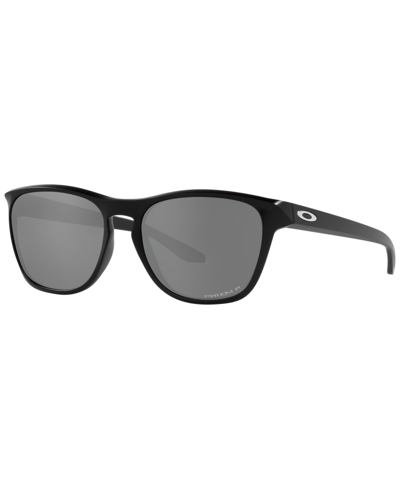Oakley Men's Polarized Sunglasses, Oo9479 Manorburn 56 In Black