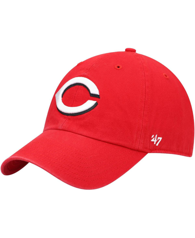 47 Brand Men's Red Cincinnati Reds Heritage Clean Up Adjustable Hat
