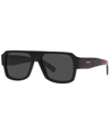 Prada Symbole Pilot Men's Sunglasses, Pr 22ys In Black