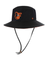 47 Brand Men's Black Baltimore Orioles Panama Pail Bucket Hat In Black