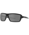 Oakley Men's Polarized Sunglasses, Oo9129 Cables 63 In Matte Black