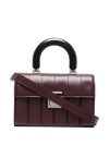 AMI ALEXANDRE MATTIUSSI QUILTED LEATHER TOTE BAG