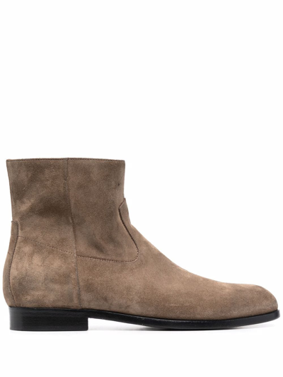 Buttero Floyd Ankle Boots In Braun