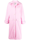 Baum Und Pferdgarten Denelia Cotton-blend Trench Coat In Rosa