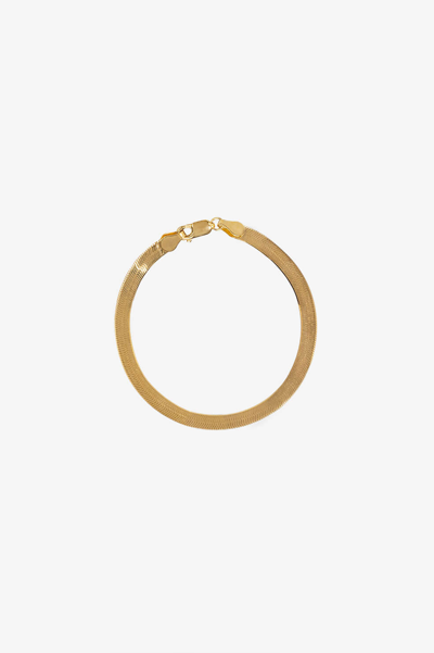 Anine Bing Ribbon Coil Bracelet In Gold