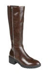 Journee Collection Morgaan Tall Boot In Chocolate