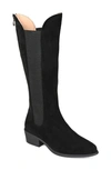 Journee Collection Women's Celesst Wide Calf Boots Women's Shoes In Black