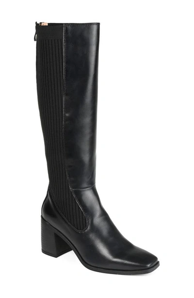 Journee Collection Winny Tall Boot In Black