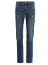 DOLCE & GABBANA DOLCE & GABBANA EMBELLISHED SKINNY FIT JEANS