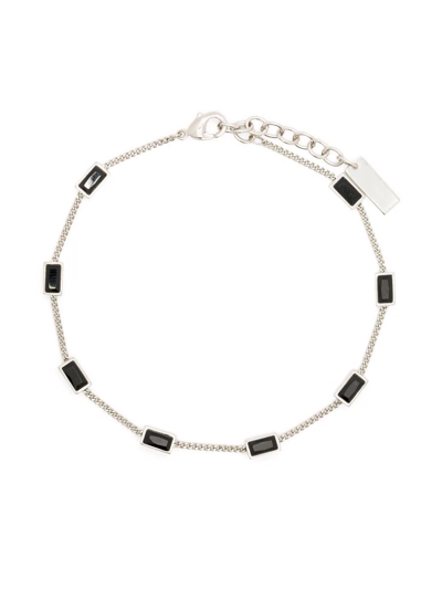 Saint Laurent Fine Chain Bracelet In Silber